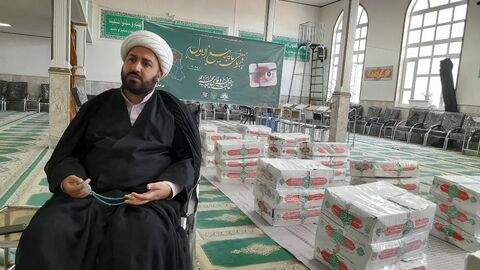 توزيع ۱۲۰۰ بسته گوشت در طرح قرباني ماه ربيع در مساجد حاشيه شهر مشهد و ۴ شهرستان استان